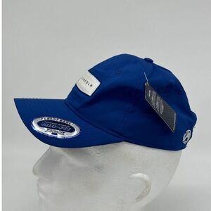 Authentic Ahead Hats Adult OSFA Blue Mid Fit Hook And Loop Baseball Cap Mens NEW